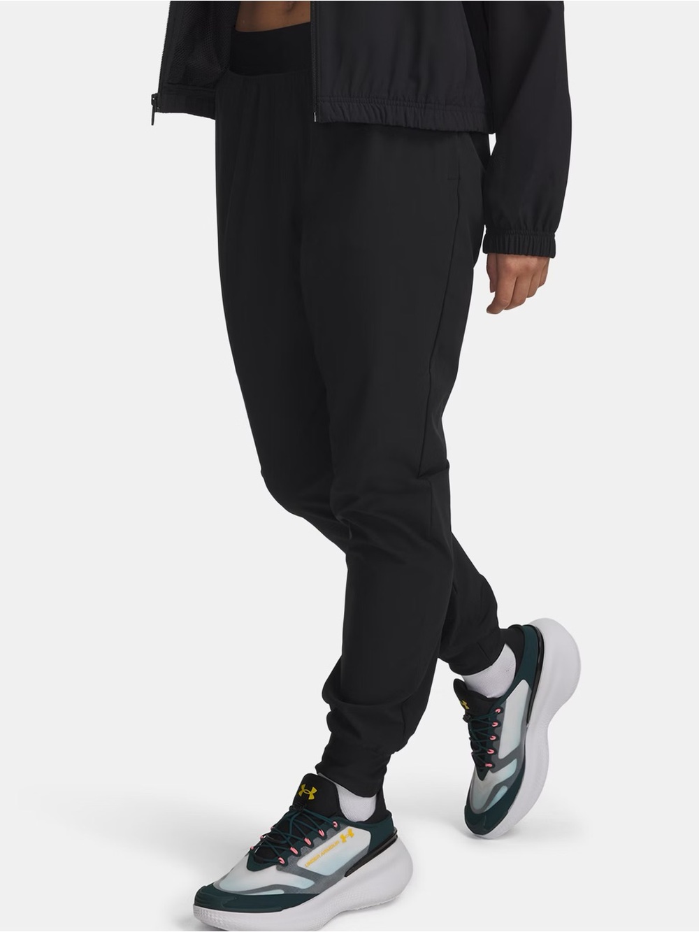 LIKE NEW Under Armour Women's Rival High-Rise Woven Pants